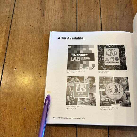 Unofficial Minecraft STEM Lab For Kids Flex Bound Book - Picture 4 of 12